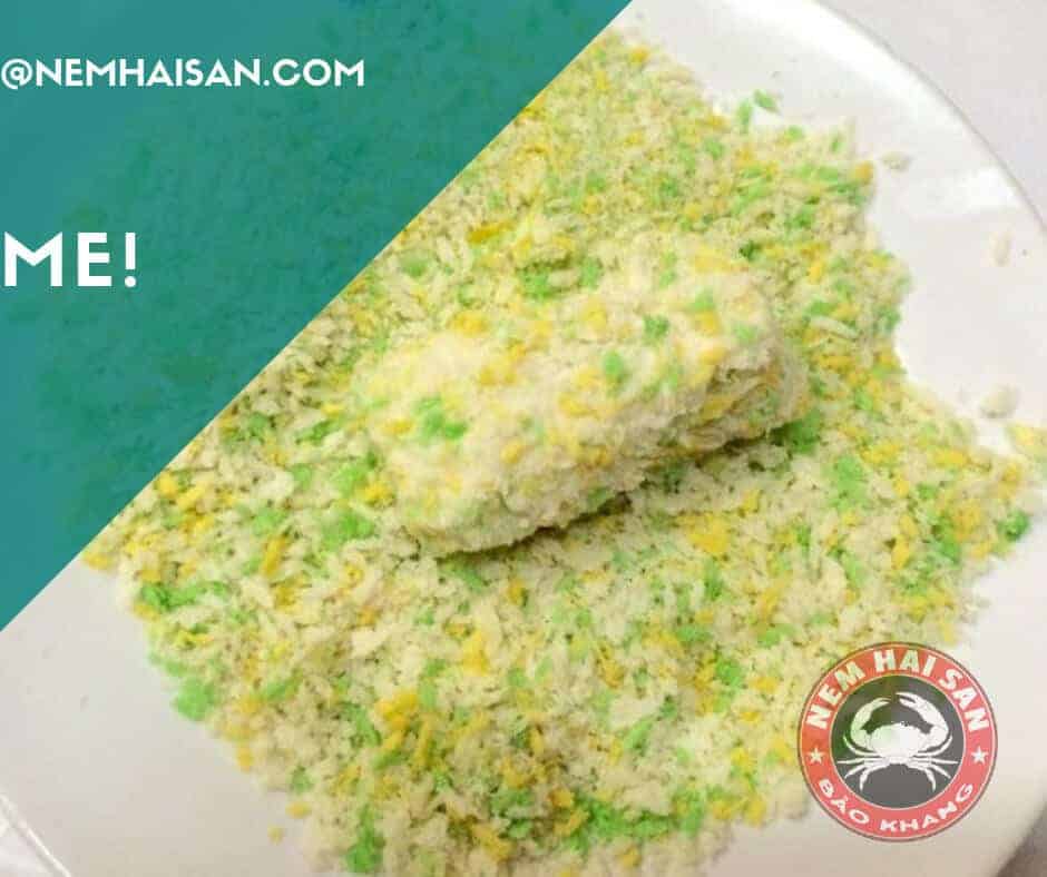 Nhấn vào ảnh để phóng to nhúng vào bột chiên xù